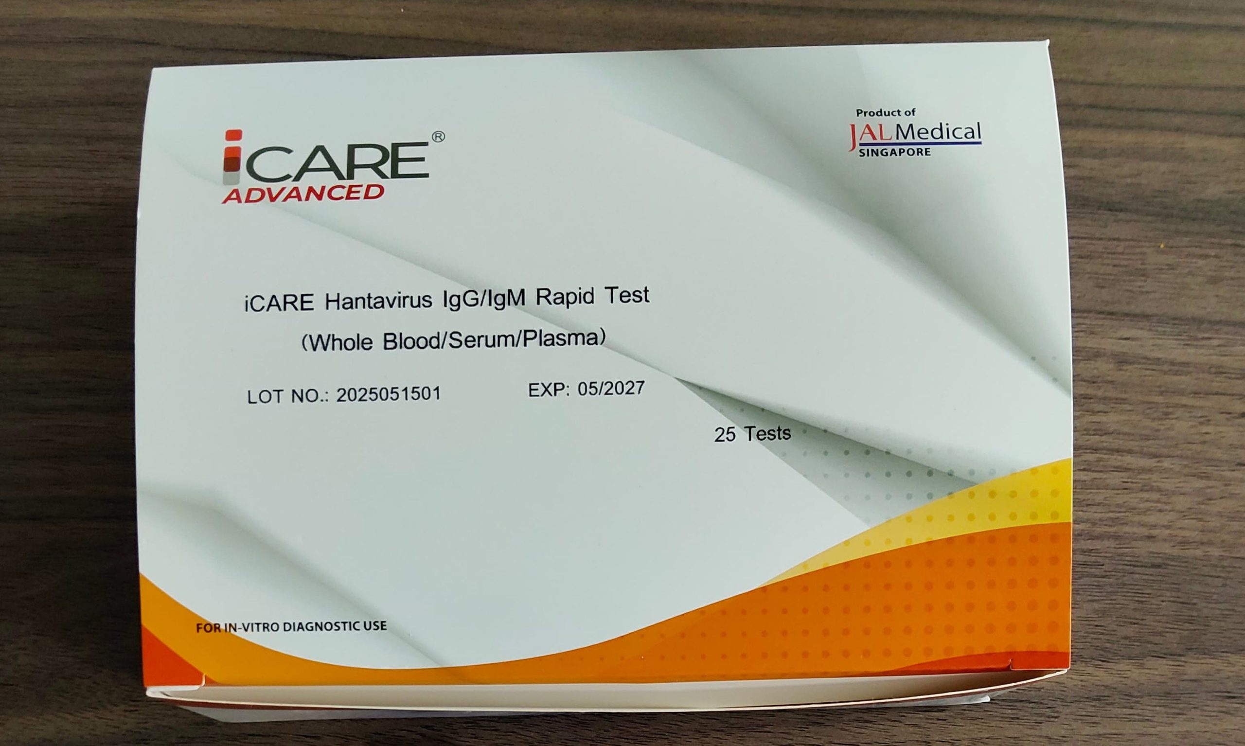 iCare Advanced Hantavirus IgG IgM Rapid Test Kit